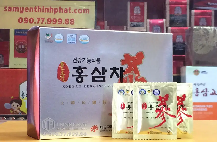 Trà hồng sâm Hàn Quốc cao cấp Daedong 50 gói Trà hồng sâm Hàn Quốc cao cấp Daedong 50 gói