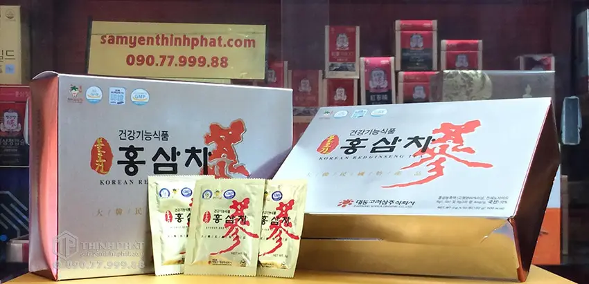 Trà hồng sâm Hàn Quốc cao cấp Daedong 50 gói Trà hồng sâm Hàn Quốc cao cấp Daedong 50 gói