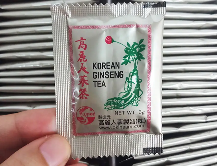 Trà hồng sâm Hàn Quốc chính hãng hộp gỗ 100 gói Trà hồng sâm Hàn Quốc chính hãng hộp gỗ 100 gói