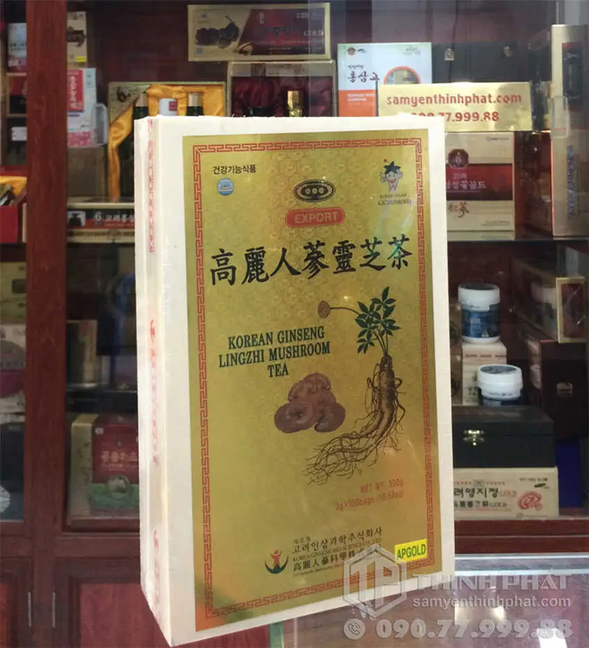 Trà nhân sâm linh chi Hàn Quốc 100 gói Trà nhân sâm linh chi Hàn Quốc 100 gói