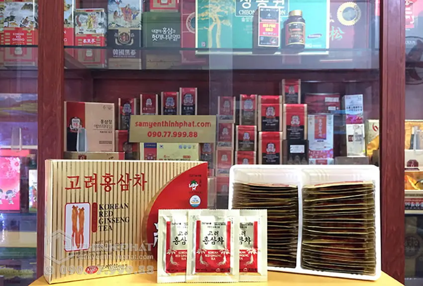 Trà sâm Hàn Quốc KGS hộp 50 gói Trà sâm Hàn Quốc KGS hộp 50 gói