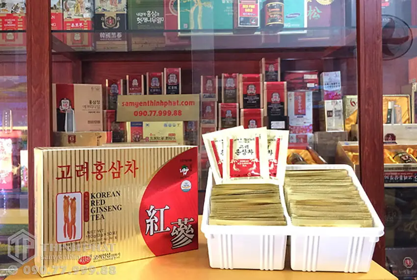 Trà sâm Hàn Quốc KGS hộp 50 gói Trà sâm Hàn Quốc KGS hộp 50 gói