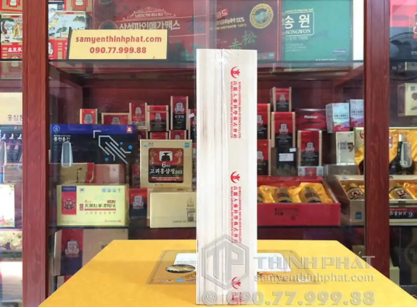 Trà linh chi hòa tan Hàn Quốc hộp gỗ 100 gói