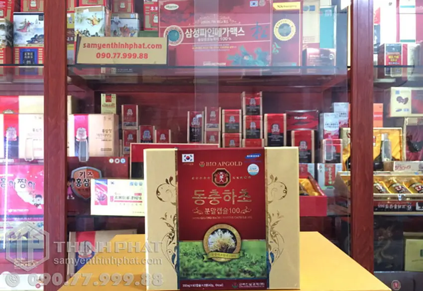 Viên đông trùng hạ thảo Hàn Quốc hộp 120 viên Viên đông trùng hạ thảo Hàn Quốc hộp 120 viên