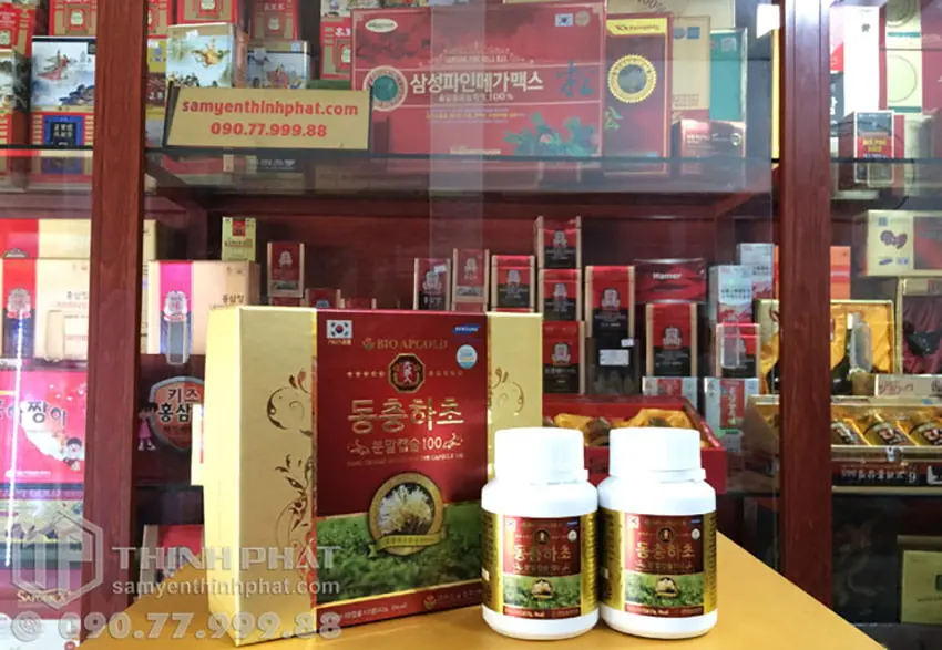 Viên đông trùng hạ thảo Hàn Quốc hộp 120 viên Viên đông trùng hạ thảo Hàn Quốc hộp 120 viên