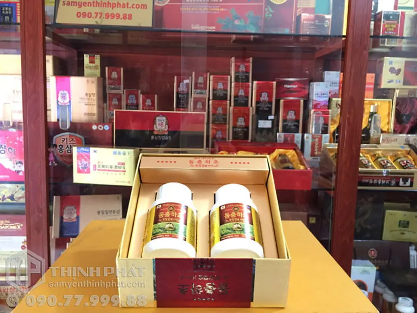 Viên đông trùng hạ thảo Hàn Quốc hộp 120 viên Viên đông trùng hạ thảo Hàn Quốc hộp 120 viên