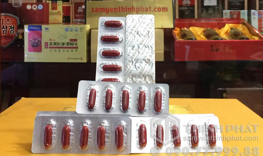 Viên hồng sâm nhung hươu linh chi đông trùng hạ thảo 120 viên Viên hồng sâm nhung hươu linh chi đông trùng hạ thảo 120 viên