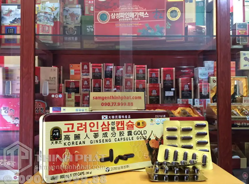 Viên hồng sâm nhung hươu linh chi Hàn Quốc hộp 120 viên Viên hồng sâm nhung hươu linh chi Hàn Quốc hộp 120 viên