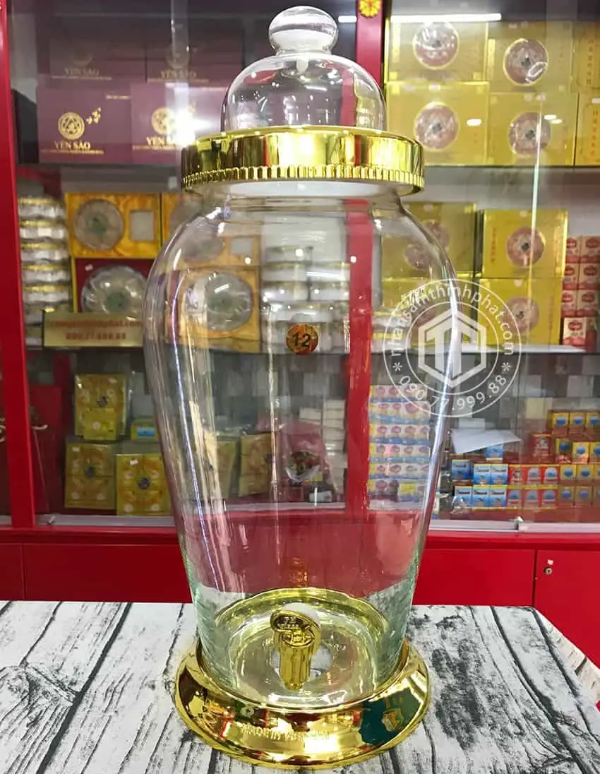 Bình ngâm sâm tươi Việt Nam 12 lít Bình ngâm sâm tươi Việt Nam 12 lít