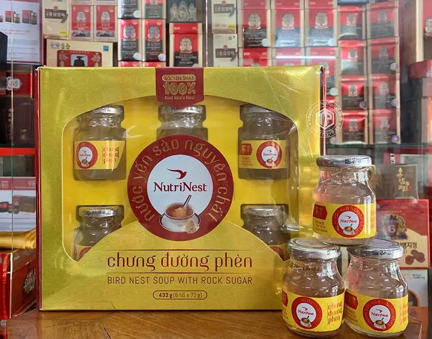 Yến chưng sẵn hộp 6 lọ Gold Bird Silver