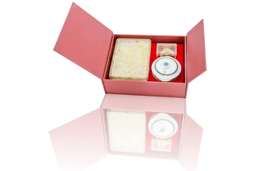 Tổ Yến Sào Khánh Hòa làm sạch hộp quà tặng 50g - 015GS Tổ Yến Sào Khánh Hòa làm sạch hộp quà tặng 50g - 015GS