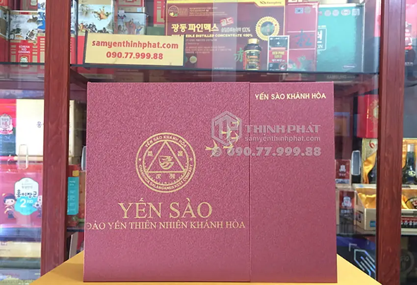 Tổ Yến Sào Khánh Hòa mẫu hộp quà tặng đặc biệt 100g - 014GS