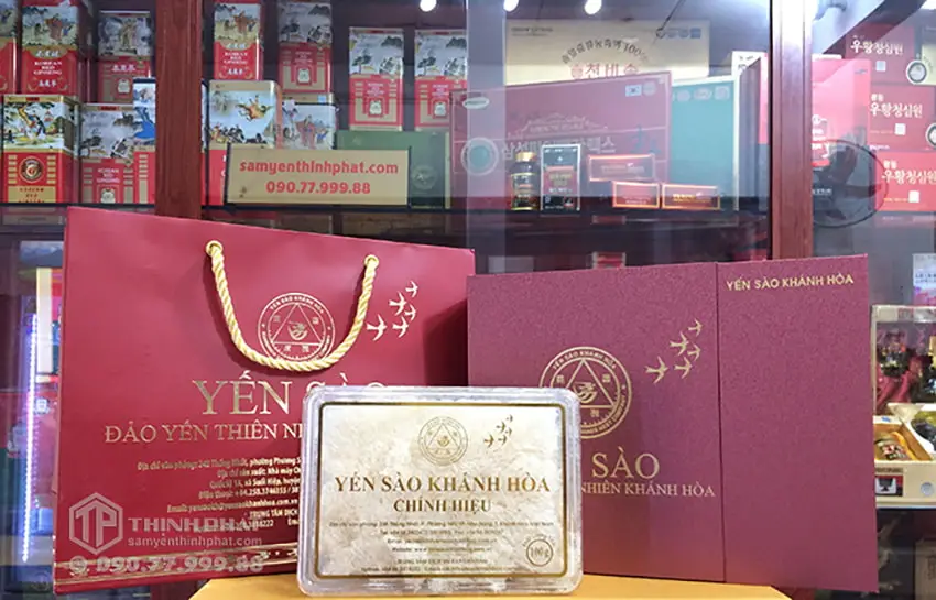 Tổ Yến Sào Khánh Hòa mẫu hộp quà tặng đặc biệt 100g - 014GS