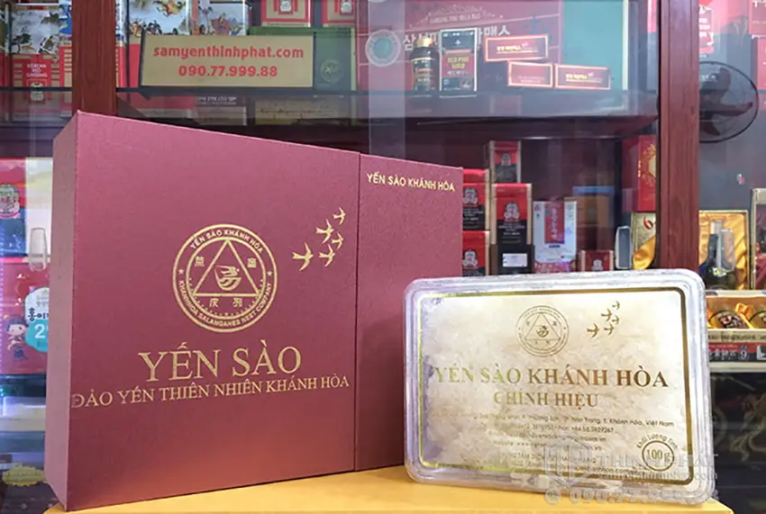 Tổ Yến Sào Khánh Hòa mẫu hộp quà tặng đặc biệt 100g - 014GS