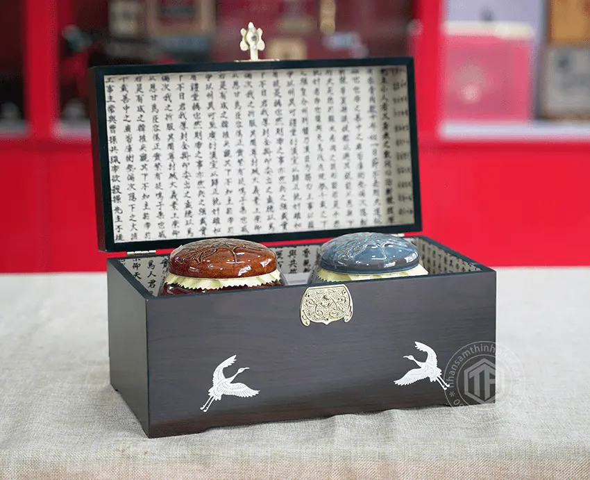 Cao hồng sâm linh chi Achimmadang chính hãng Hàn Quốc hộp 2 hũ x 500g