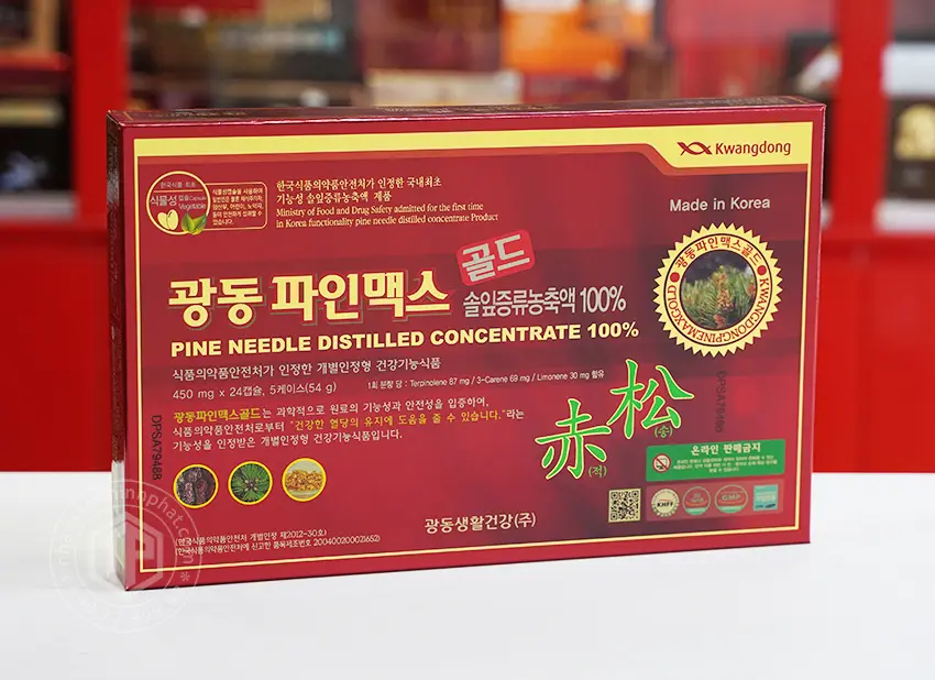 Viên Tinh Dầu Thông Đỏ Hàn Quốc Kwangdong Chính hãng 120 Viên Cao cấp chất lượng Viên Tinh Dầu Thông Đỏ Hàn Quốc Kwangdong Chính hãng 120 Viên Cao cấp chất lượng