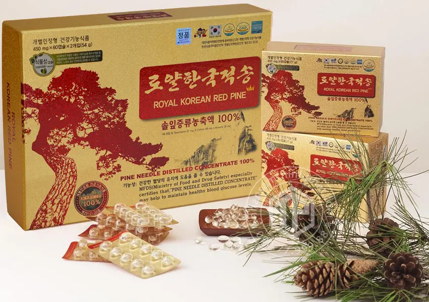 Viên tinh dầu thông đỏ Chính Phủ Royal 120 viên Viên tinh dầu thông đỏ Chính Phủ Royal 120 viên