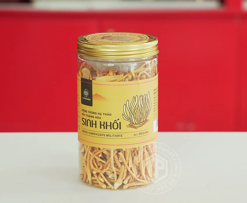Nấm đông trùng hạ thảo sợi khô lọ 50g Nấm đông trùng hạ thảo sợi khô lọ 50g