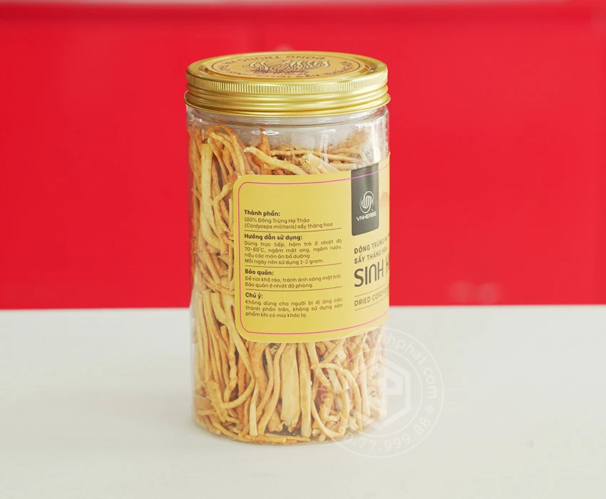 Nấm đông trùng hạ thảo sợi khô lọ 50g Nấm đông trùng hạ thảo sợi khô lọ 50g