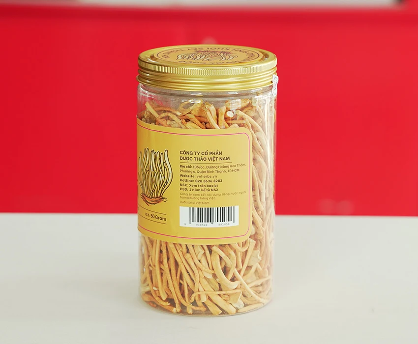 Nấm đông trùng hạ thảo sợi khô lọ 50g Nấm đông trùng hạ thảo sợi khô lọ 50g
