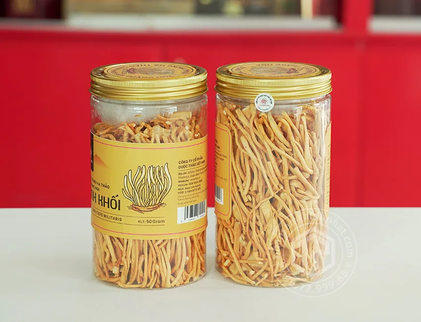 Nấm đông trùng hạ thảo sợi khô lọ 50g Nấm đông trùng hạ thảo sợi khô lọ 50g