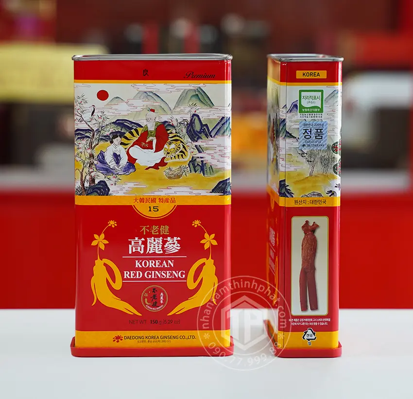 Hồng sâm củ khô 6 năm tuổi 150g 5 củ Good chính hãng Daedong Hàn Quốc Hồng sâm củ khô 6 năm tuổi 150g 5 củ Good chính hãng Daedong Hàn Quốc