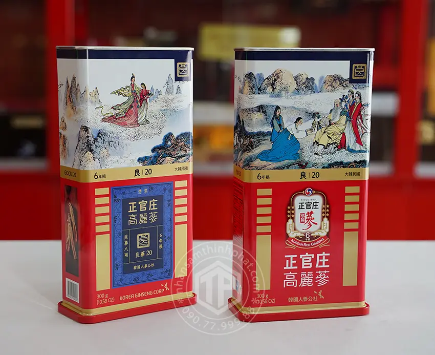 Hồng sâm củ khô Hàn Quốc KGC 300g Hộp 14 củ sâm chính phủ nhập khẩu chính hãng Hàn Quốc Hồng sâm củ khô Hàn Quốc KGC 300g Hộp 14 củ sâm chính phủ nhập khẩu chính hãng Hàn Quốc