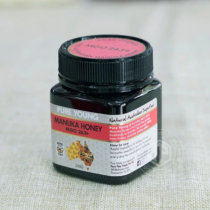 Mật ong Manuka Úc MGO 263+ nhập khẩu chính hãng Úc