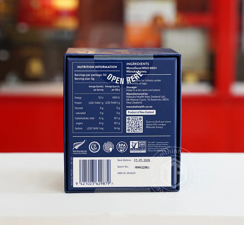 Mật ong Manuka New Zealand 850+ lọ 250g Mật ong Manuka New Zealand 850+ lọ 250g