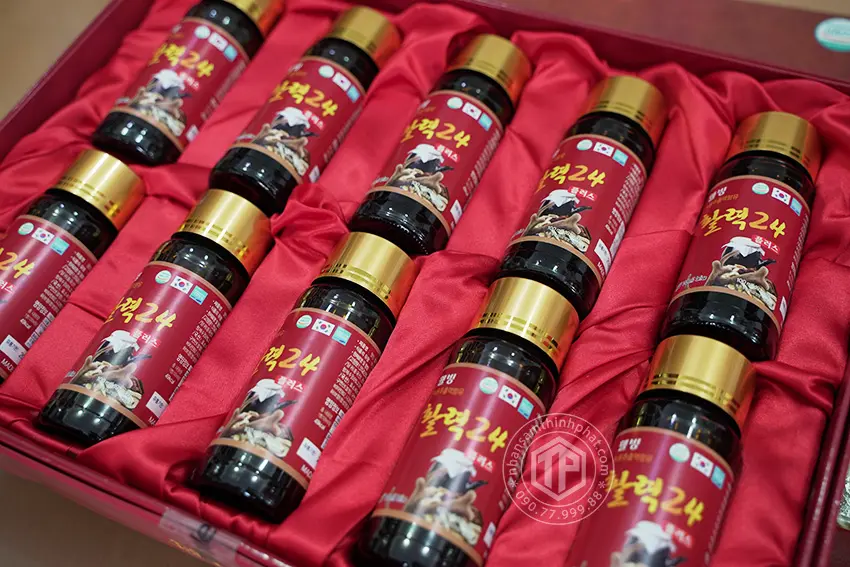 Nước hồng sâm nhung hươu Hàn Quốc 10 chai x 100ml