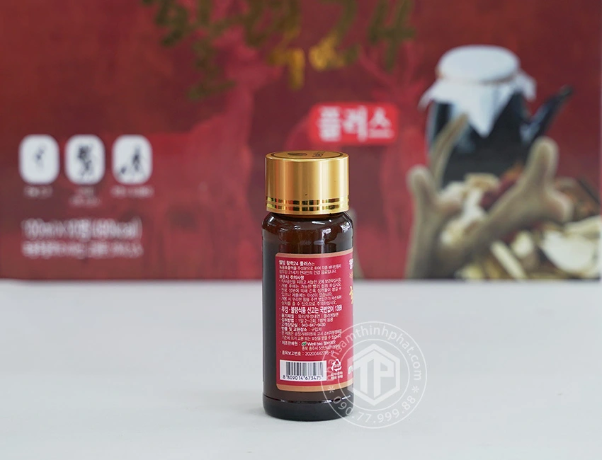 Nước hồng sâm nhung hươu Hàn Quốc 10 chai x 100ml
