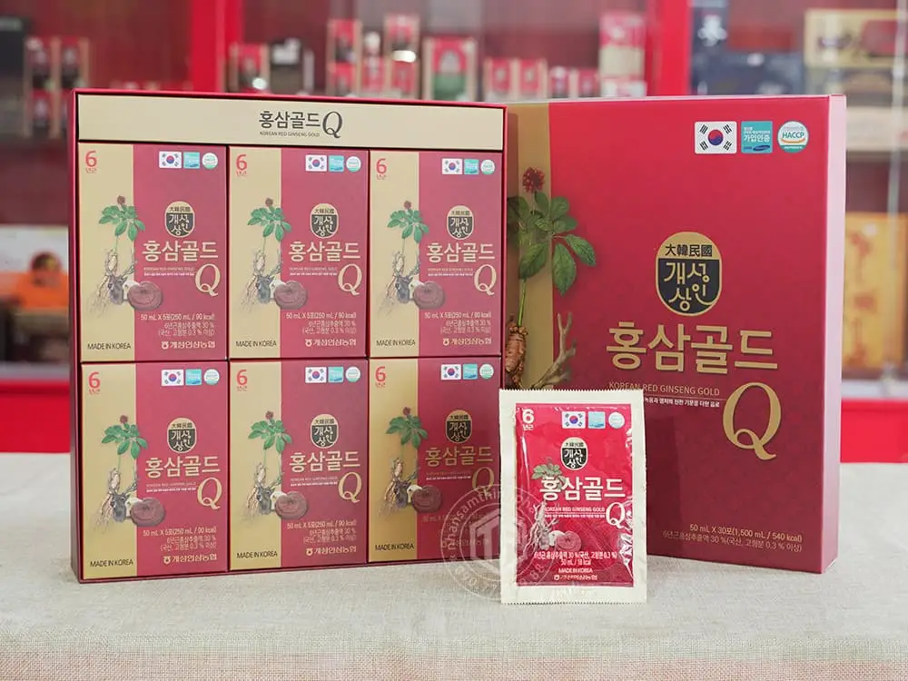 Nước hồng sâm nhung hươu linh chi