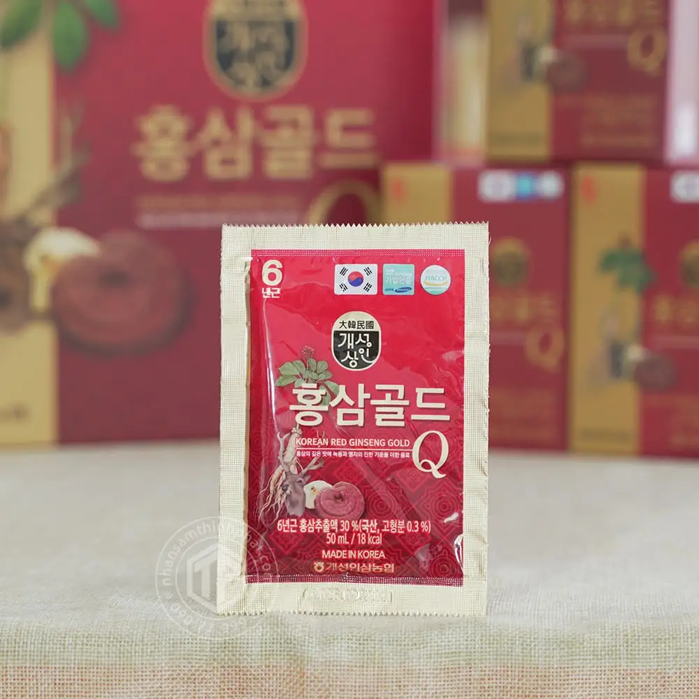 Nước hồng sâm nhung hươu linh chi