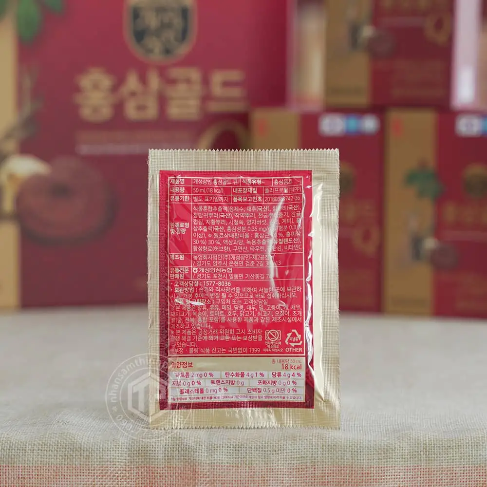 Nước hồng sâm nhung hươu linh chi