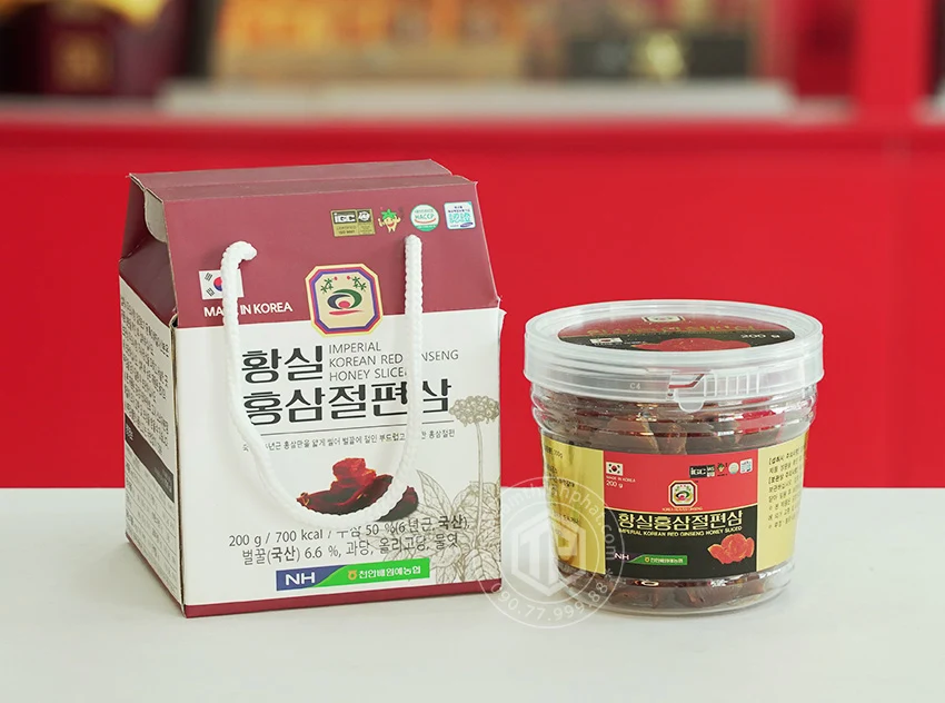 Hồng sâm tẩm mật ong Sobex