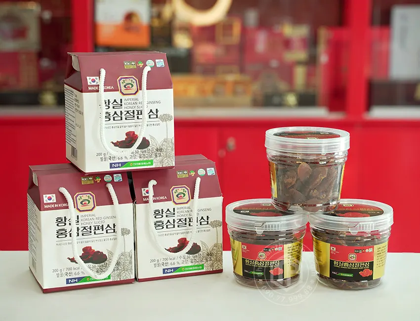 Hồng sâm tẩm mật ong Sobex