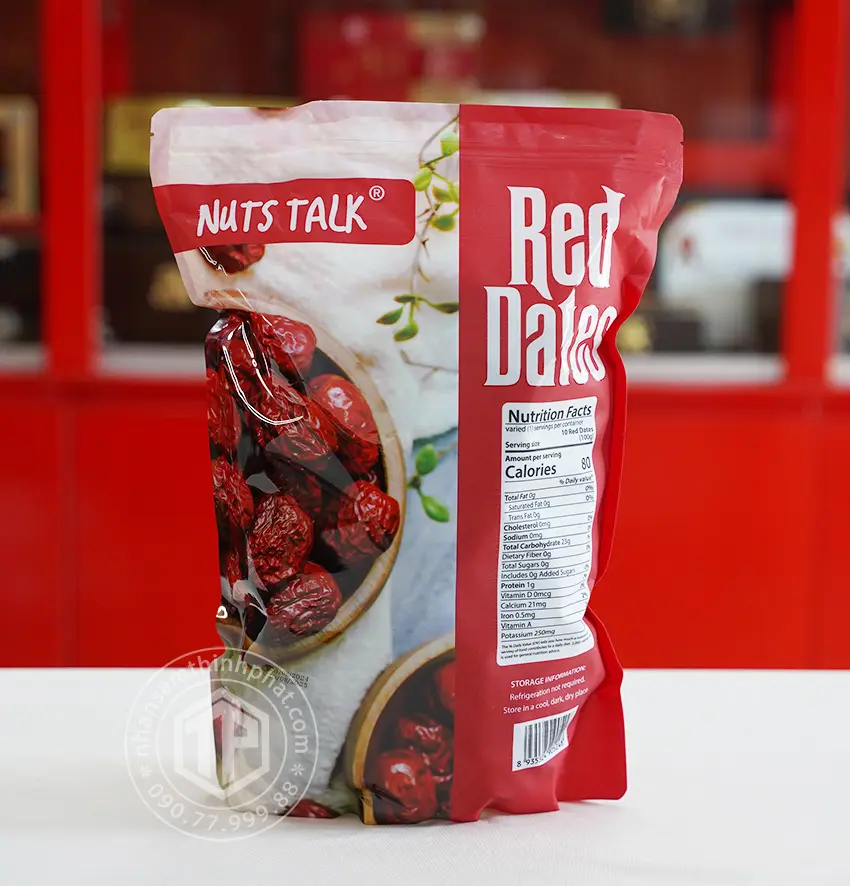 Táo đỏ sấy khô loại 1 hộp 1kg