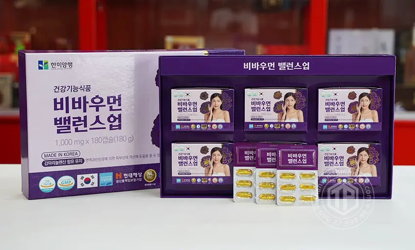 Viên uống cân bằng nội tiết tố nữ Hàn Quốc hộp 180 viên