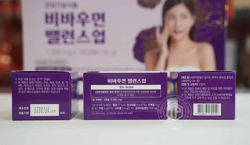 Viên uống cân bằng nội tiết tố nữ Hàn Quốc hộp 180 viên