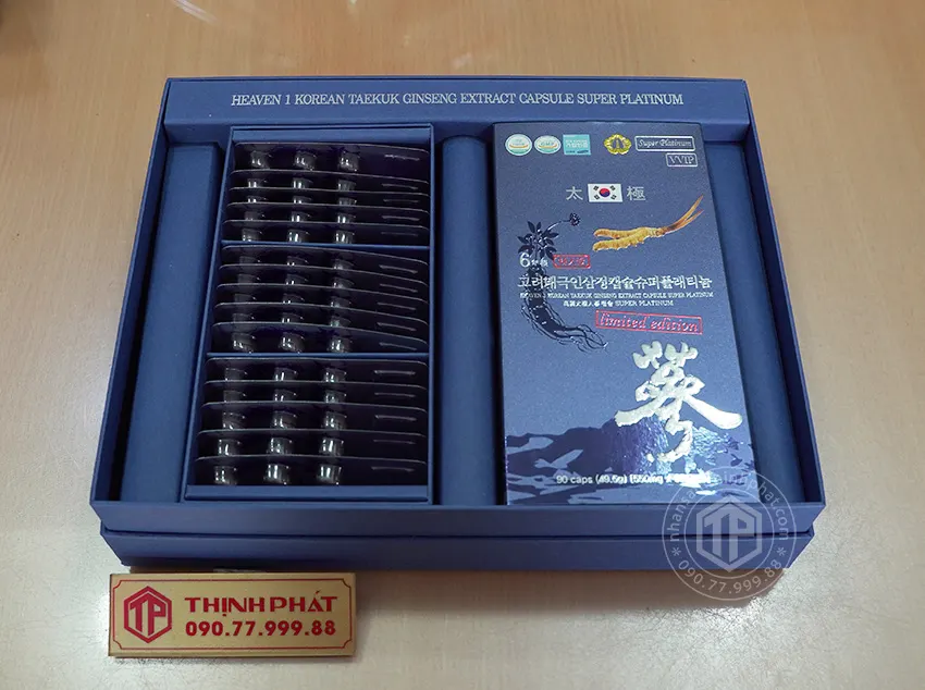 Viên thiên sâm đông trùng hạ thảo cao cấp hộp 180 viên Viên thiên sâm đông trùng hạ thảo cao cấp hộp 180 viên