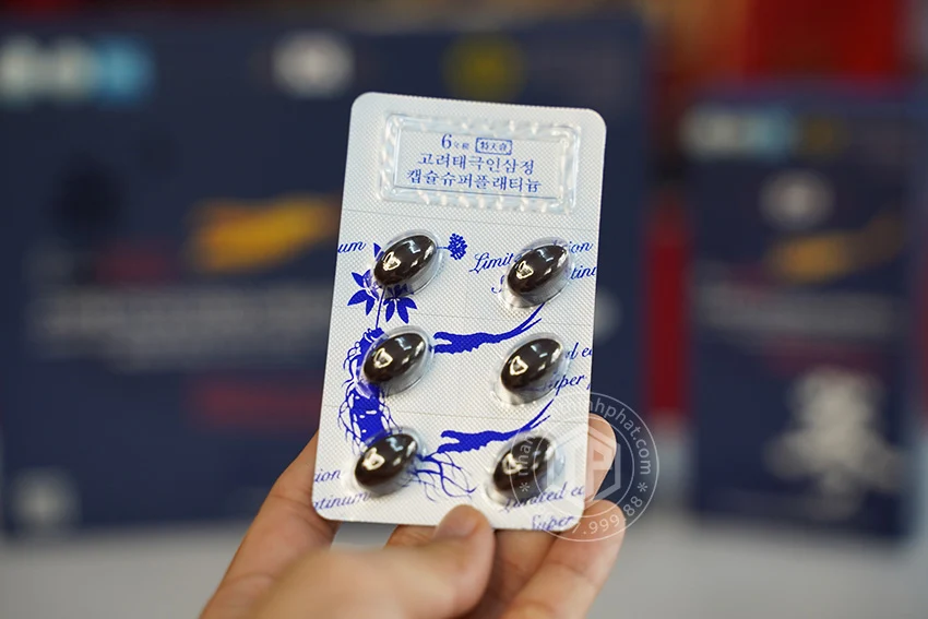 Viên thiên sâm đông trùng hạ thảo cao cấp hộp 180 viên Viên thiên sâm đông trùng hạ thảo cao cấp hộp 180 viên