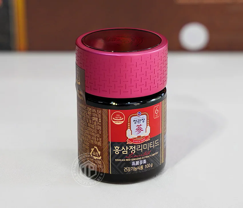 Cao địa sâm Chính phủ Hàn Quốc tinh chất cao hồng sâm Jung Kwan Jang KGC thượng hạng lọ 100g Cao địa sâm Chính phủ Hàn Quốc tinh chất cao hồng sâm Jung Kwan Jang KGC thượng hạng lọ 100g