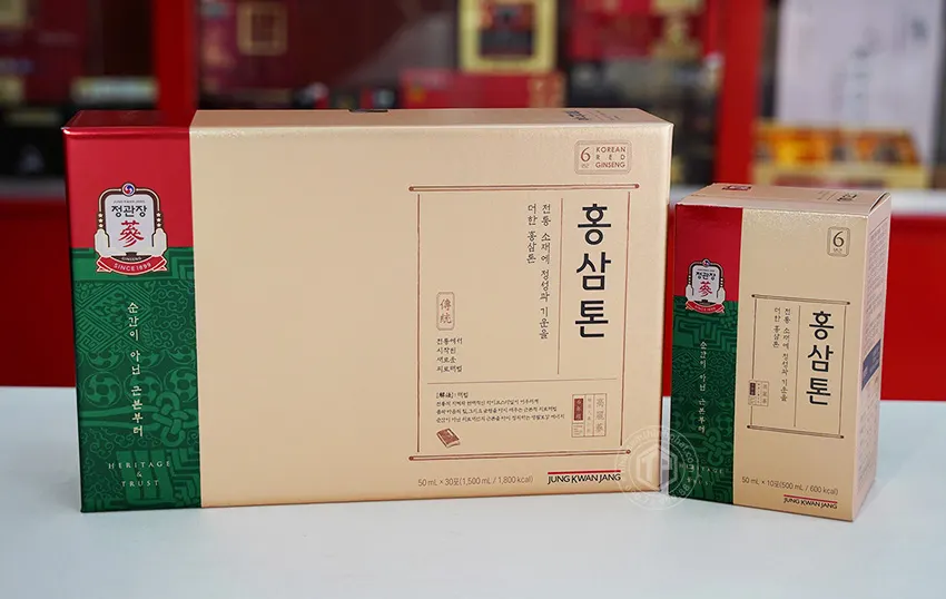 Nước hồng sâm Chính phủ Hàn Quốc cao cấp KGC Plus Mild hộp 30 gói Jung Kwan Jang