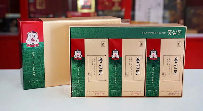 Nước hồng sâm Chính phủ Hàn Quốc cao cấp KGC Plus Mild hộp 30 gói Jung Kwan Jang