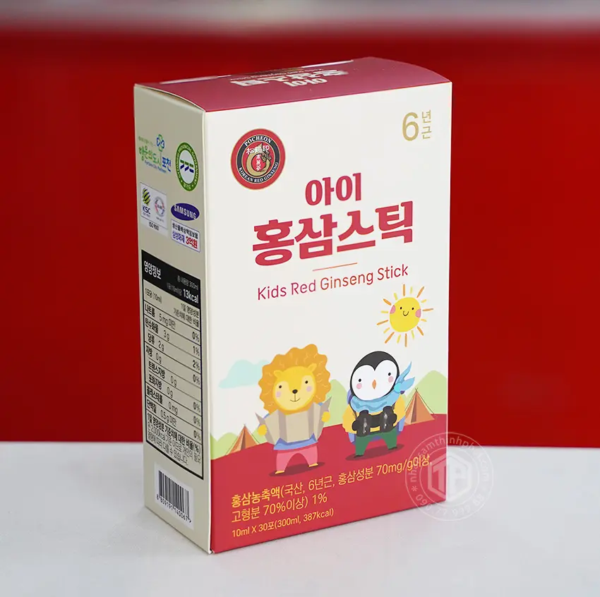 Nước hồng sâm Pocheon dành cho trẻ em dạng thanh - Kids red ginseng stick