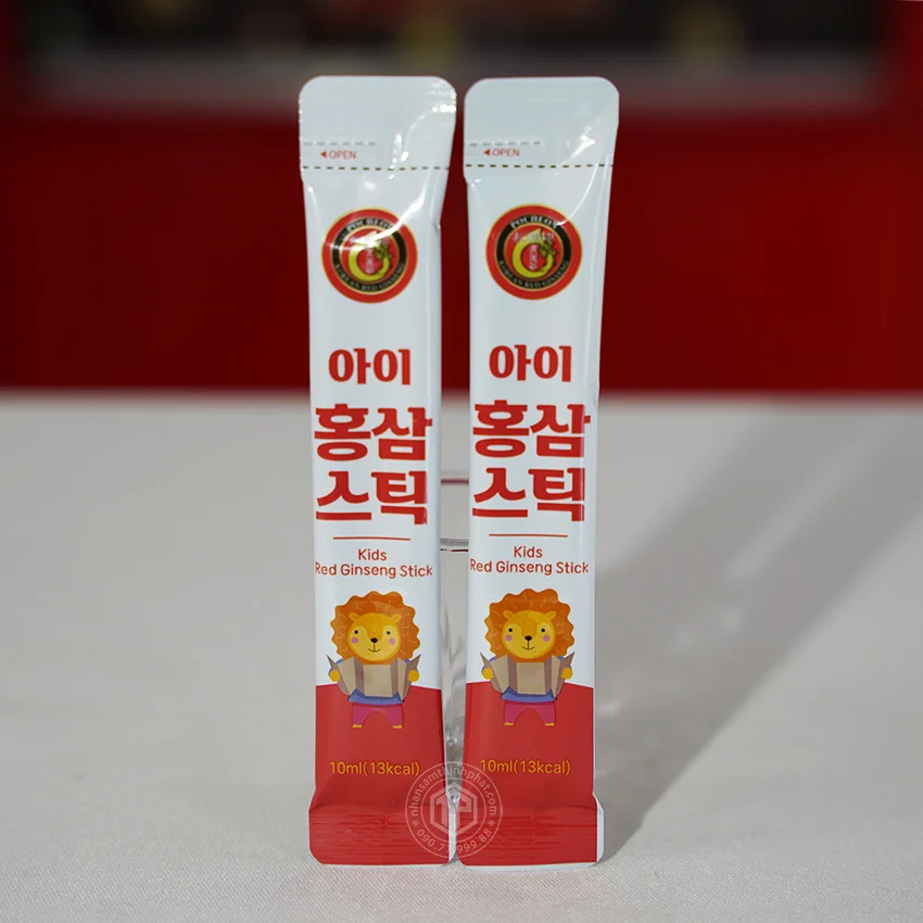 Nước hồng sâm Pocheon dành cho trẻ em dạng thanh - Kids red ginseng stick