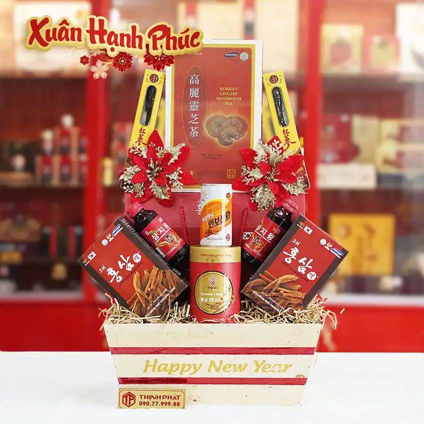 Giỏ Quà Xuân Hạnh Phúc