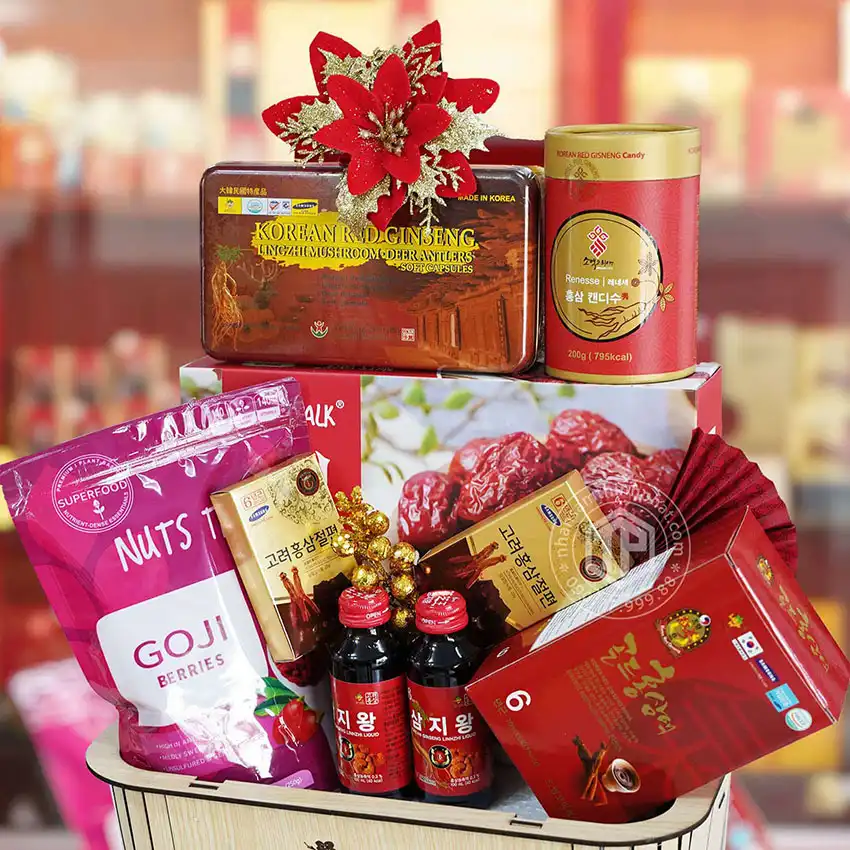 Giỏ Quà Xuân Hạnh Phúc Set 1