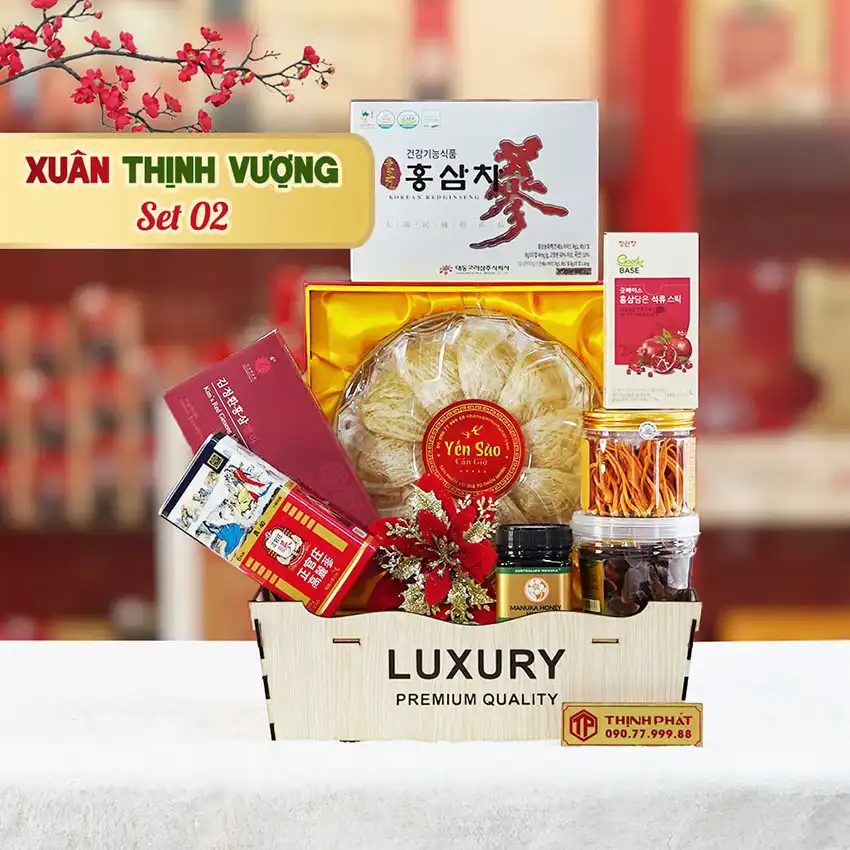 Giỏ Quà Xuân Thịnh Vượng Set 2