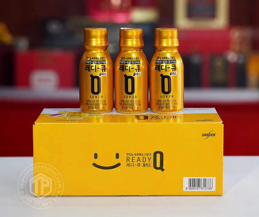 Nước uống giải rượu Hàn Quốc hộp 10 chai x 100ml